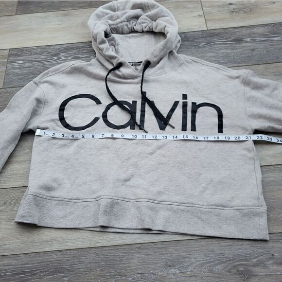 Calvin Klein crop sweatshirt Hoodie large - Picture 9 of 9